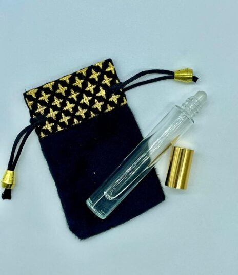 12 ml clear glass long attar bottle