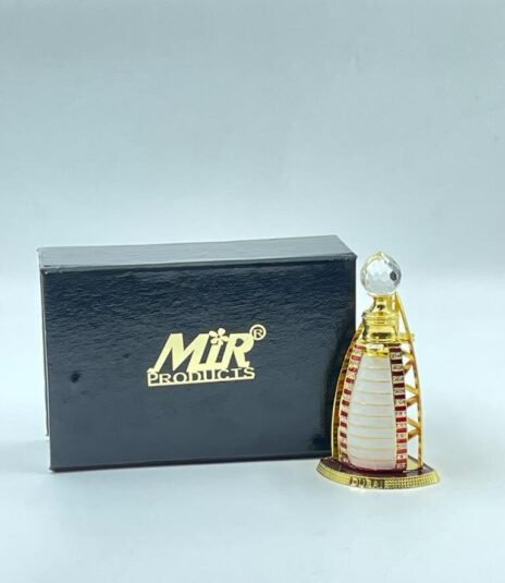 12 ml burj al arab style metal attar bottle with fancy gifting box