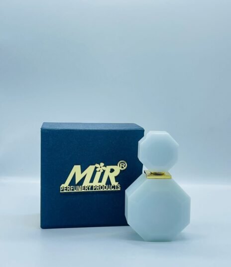 3 ml beautiful marble finish crystal attar bottle with fancy gifting box