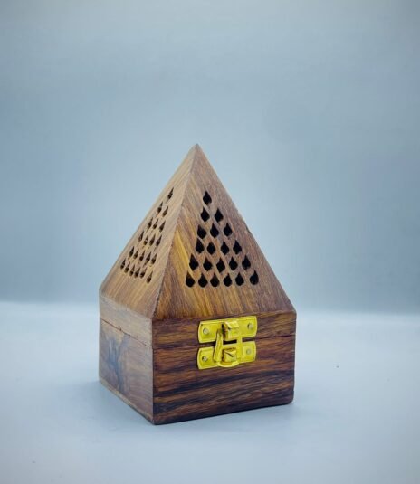 Durable wooden bakhoor burner (small pyramid)