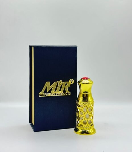 6 ml musk safi type brass attar bottle with fancy gifting box