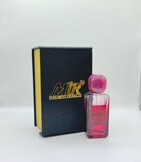 50 ml marble finish cap perfume bottle with fancy gifting box (maroon)