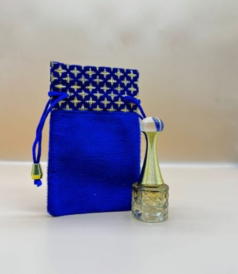 6 ml jadore type cap attar bottle with fancy pouch