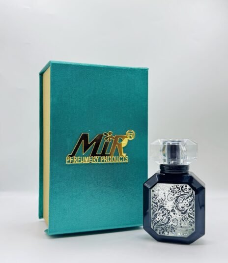 50 ml black and white beautiful square perfume bottle with fancy gifting box