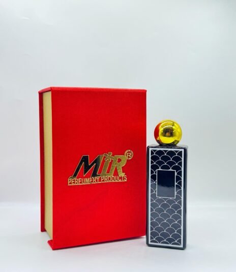 50 ml memo type beautiful black and white perfume bottle with fancy gifting box