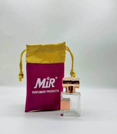 12 ml fancy attar bottle with fancy pouch (bronze colour)