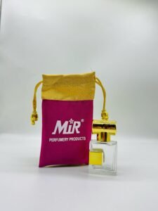 12 ml fancy attar bottle with fancy pouch (gold colour)