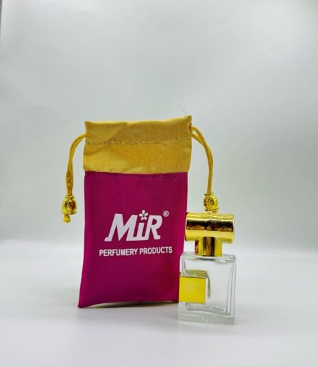 12 ml fancy attar bottle with fancy pouch (gold colour)