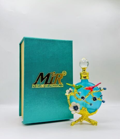 24 ml beautiful bird type attar bottle with fancy gifting box (blue shade)