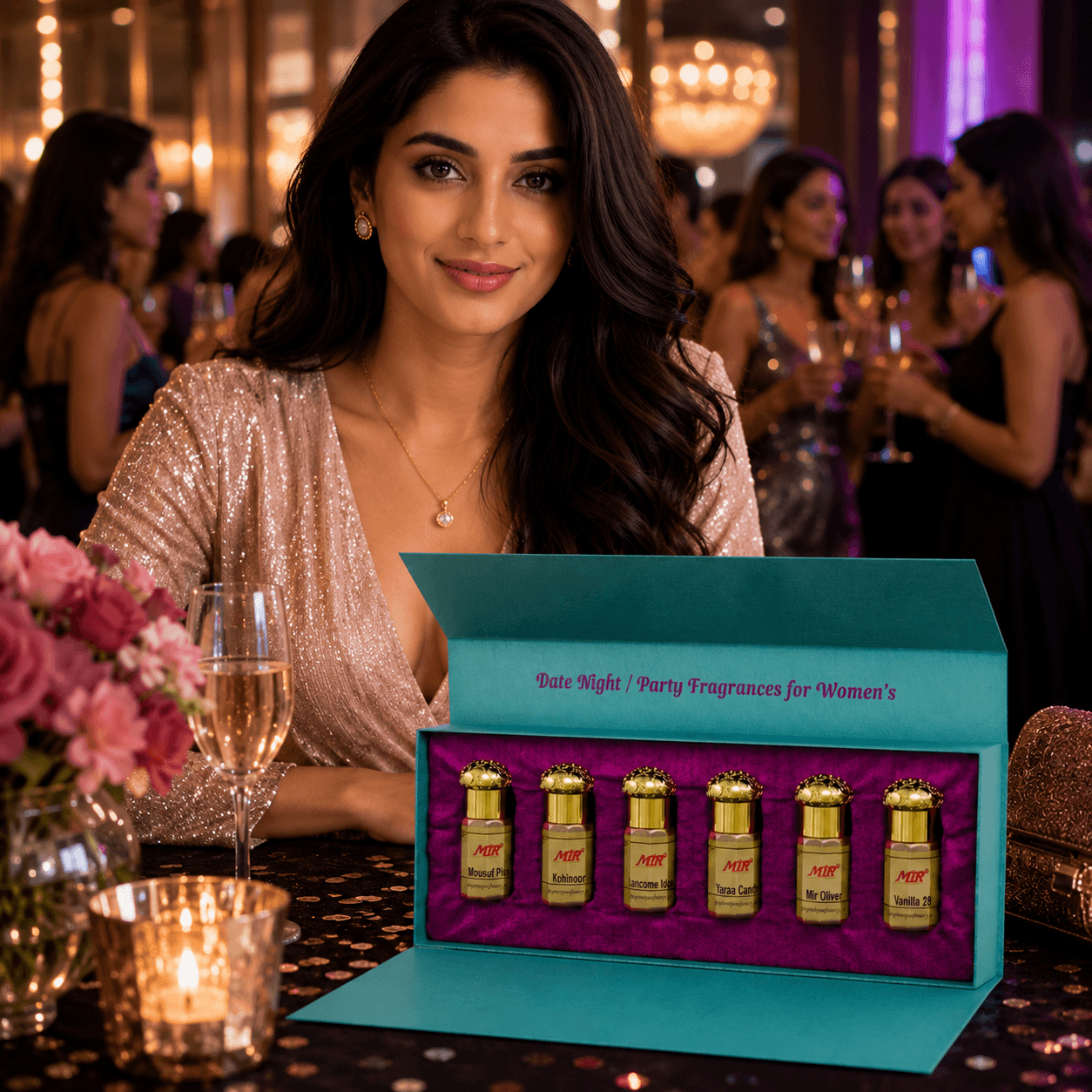 6-in-1 Irresistible Date Night Fragrance Set for women