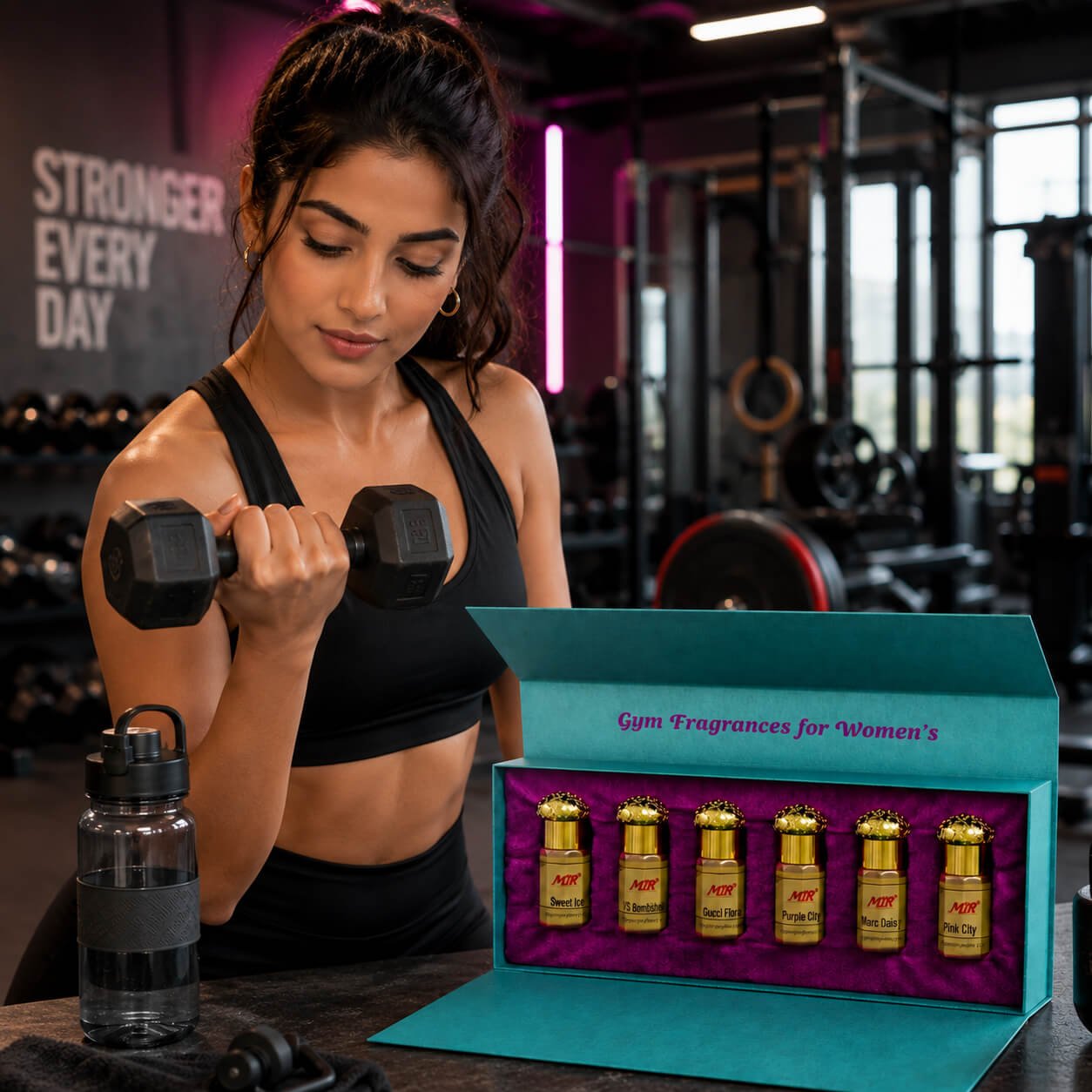 Pack of 6 world-class Gym Wear Fragrances for women