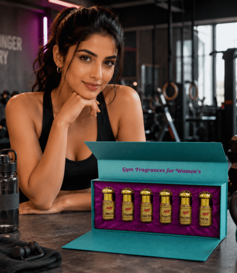 Pack of 6 world-class Gym Wear Fragrances for women