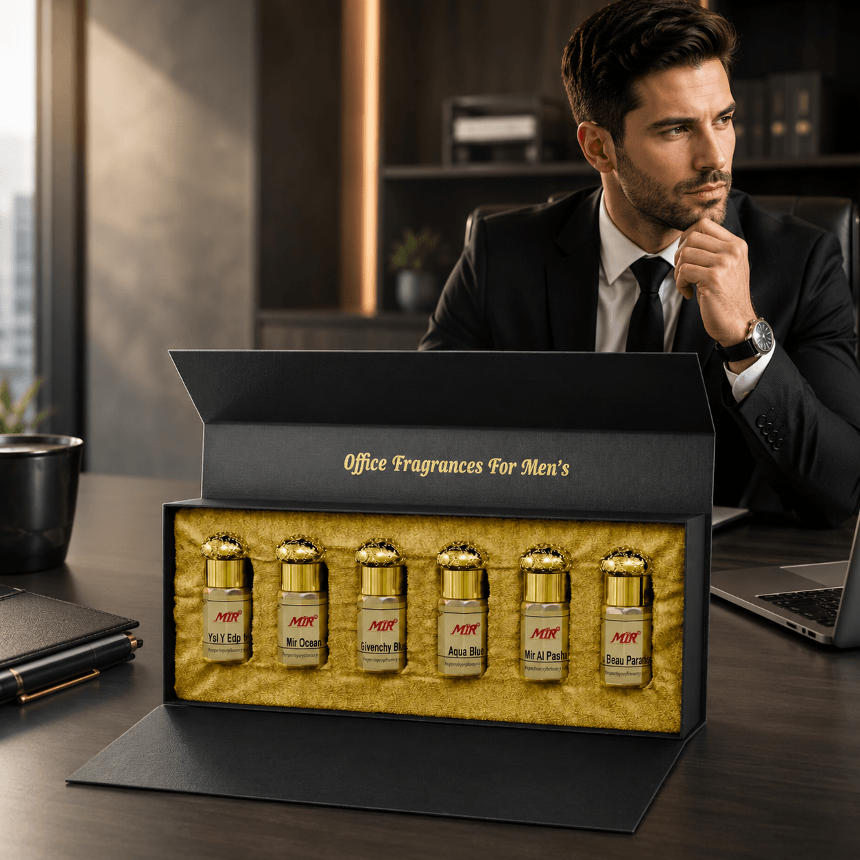 6-in-1 Exclusive Office Wear Fragrance Set for Men