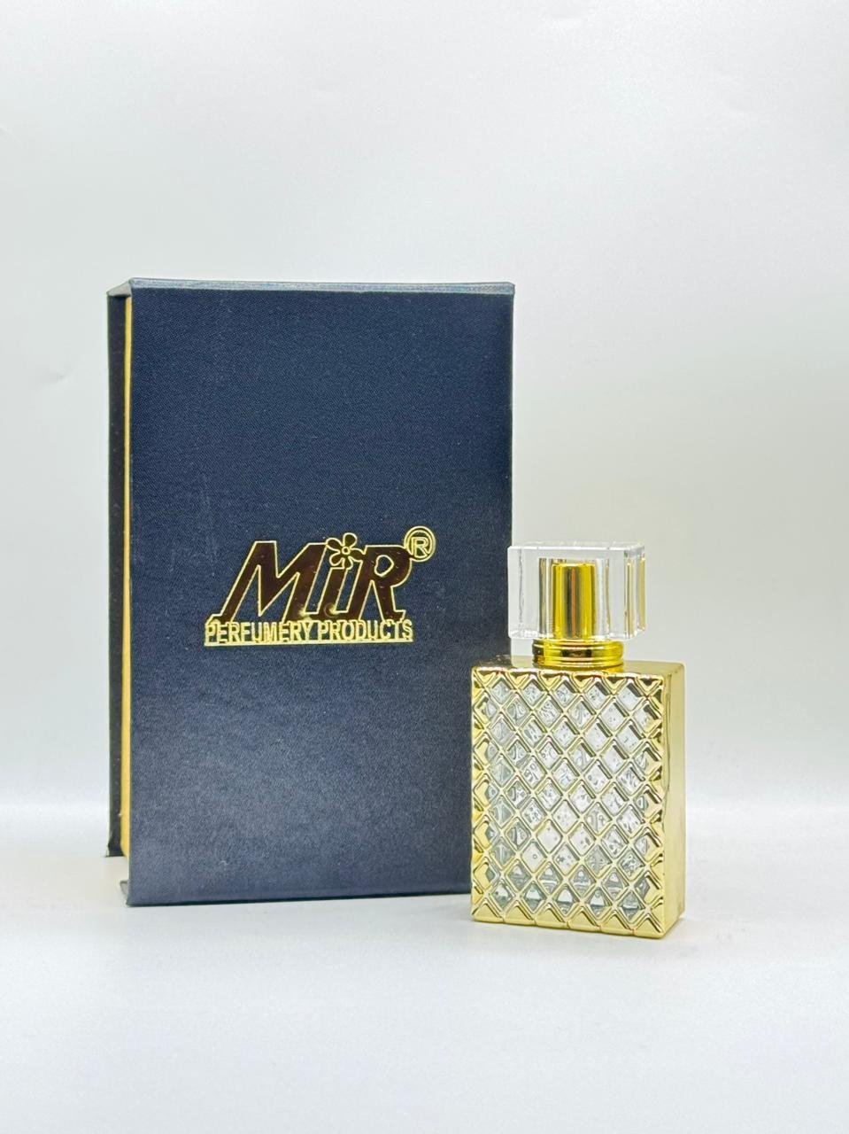 50 ml beautiful golden pattern perfume bottle with fancy gifting box